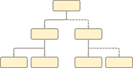 Flowchart diagram with connected rounded blocks. Clean infographic layout for business process, presentation, workflow, decision making and system structure visualization.