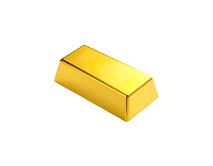 gold bars on white background