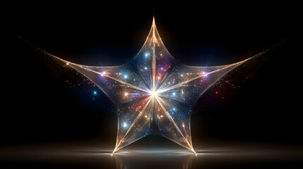 abstract background with stars