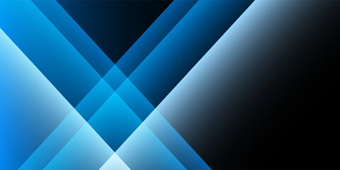 Abstract background featuring smooth dark blue gradients with overlapping transparent geometric layers. Ideal for business presentations, website design, digital marketing and modern branding projects