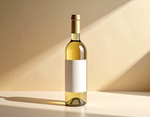 Pale Pour: White Wine in Blank Rest