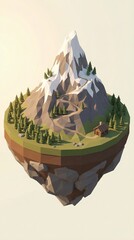 camping in the mountains