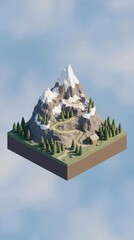 camping in the mountains