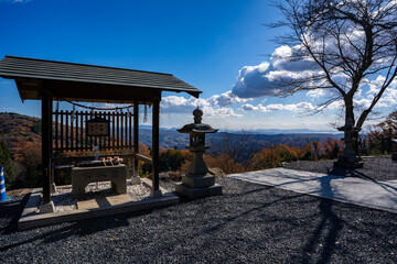 星神社から見る遠くの街並み