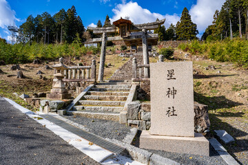 星神社の風景（岡山市北区）