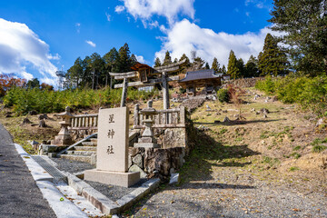 星神社の風景（岡山市北区）