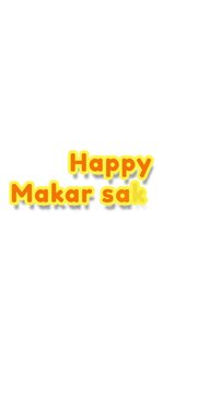 A vibrant animation celebrates the joyous Indian harvest festival of Makar Sankranti, featuring colorful geometric shapes and a warm, festive greeting for the occasion.