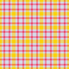 Vibrant plaid pattern with intersecting lines in a playful palette. Perfect for textile design, backgrounds, or adding a touch of rustic charm to any project. Versatile and stylish.