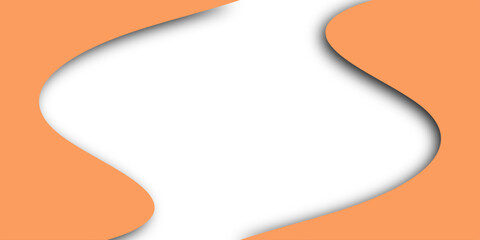 Vector illustration of an abstract background featuring a blank paper sheet with a curled corner and folded speech bubble stickers for a business document message template