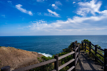 Obraz premium 日向岬展望台（馬ヶ背）の風景