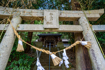 松尾神社の風景（岡山市北区）