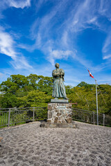 風頭公園の坂本龍馬像（長崎市）