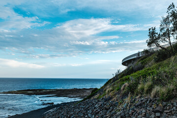 Photo taken at Sea Cliff Bridge in December 2025, showing the iconic coastal bridge and ocean views, with people enjoying walking and sightseeing along the coast.