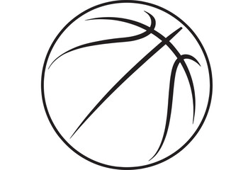 Abstract circular logo with monoline strokes, minimalist black line art inside a circle