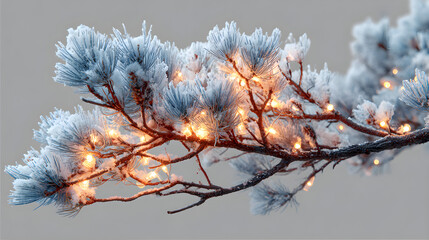 frost on branches