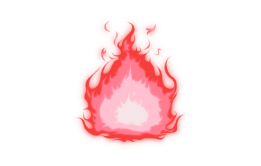 Red Flame Background PNG Transparent, Flaming Decorative Fire Material Overlay, Glowing Blazing Red Fire Effect Illustration for Abstract Design, Fantasy Art, Digital Background, Graphic Decoration