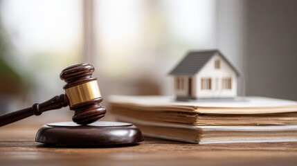 Fototapeta premium Real Estate Legal Services With a Focus on Property Law and Transactions in a Professional Setting