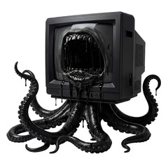 TV looks like a monster octopus