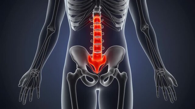 3D Animation of Human Spine and Conus Medullaris