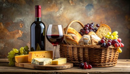 wine and cheese
