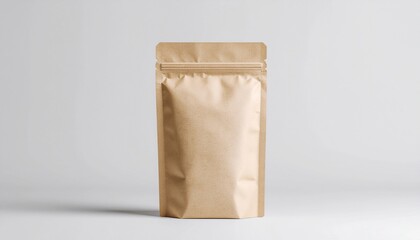 Stand Up Pouch Mockup for Food Packaging