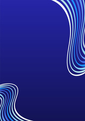 abstract blue wave background