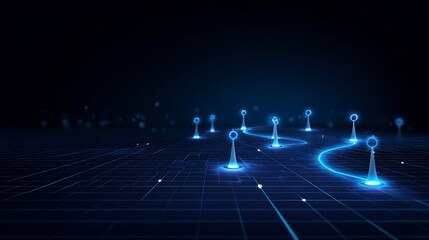 This striking and contemporary digital image meticulously illustrates