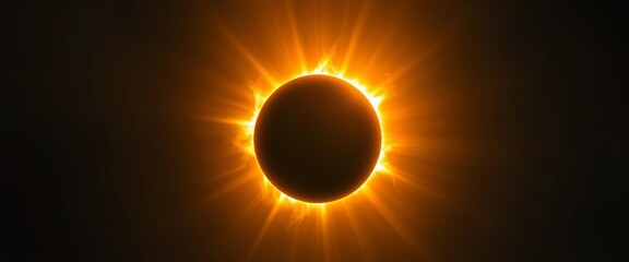 Sun corona during solar eclipse, ethereal light, cosmic phenomenon, sun,  atmospheric