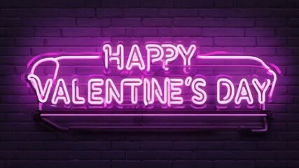Neon sign for Valentine's Day. LOVE.