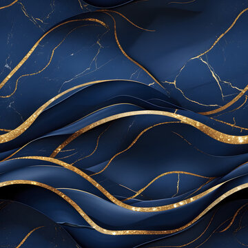 Blue Wave Background