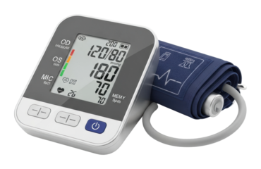 Health monitoring device home medical equipment clinical isolated on transparent background