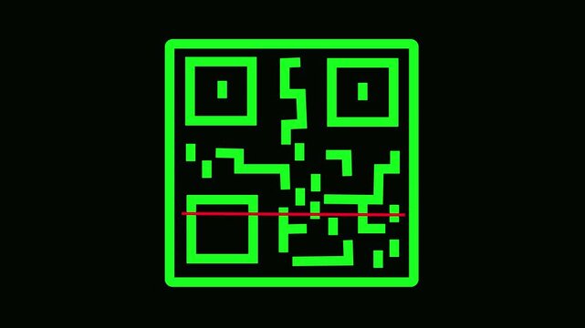 QR code scanner.