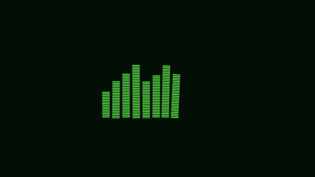 Animated bar graph chart increasing decreasing stock market business finance data