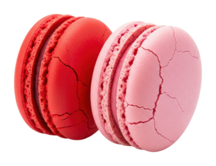 Delightful macarons bakery food bright isolated on transparent background