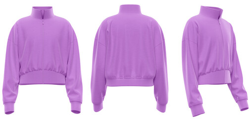 Sweatshirt Mock Neck Copper Style Long Sleeve &ndash; Girls