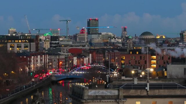 4K cinematic drone footage of Dublin - Ireland_0019