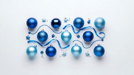 A shiny 3d render of a team of people forming a circle around a blue glass sphere with a pearl pattern and water bubble textures