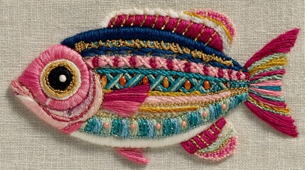 colorful knitted hat with scarf