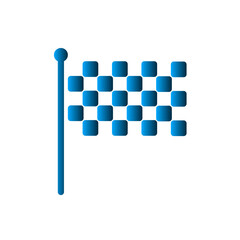 Flag sport icon design template