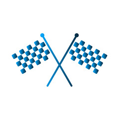 Flag sport icon design template