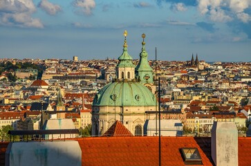 Czech Republic, Prague September 6, 2025, view of Prague from the castle in Hradčany
