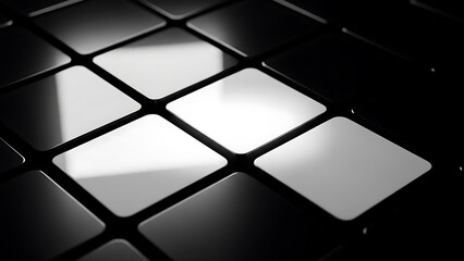 Grid of illuminated squares
