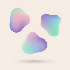 Abstract gradient blobs