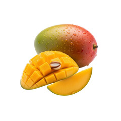 Fresh mango still life