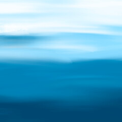 Fototapeta premium blue water ocean paint background