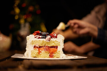 Birthday cake and candles