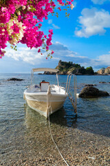 Taormina beach, Sicily Italy