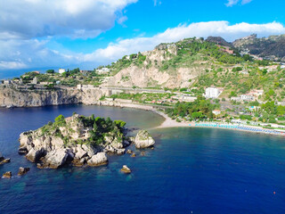 Taormina beach, Sicily Italy