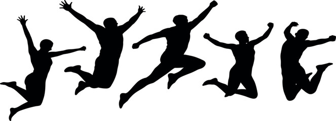 Obraz premium A vibrant close-up of a diverse group of joyful friends sharing a celebratory moment outdoors under a bright blue sky