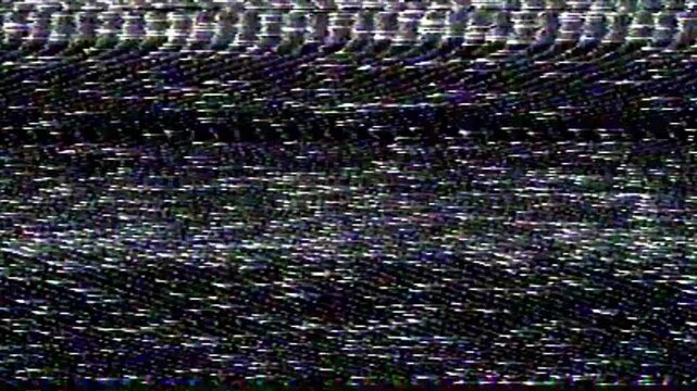 Audio distortion creates unique patterns in a static screen in real time